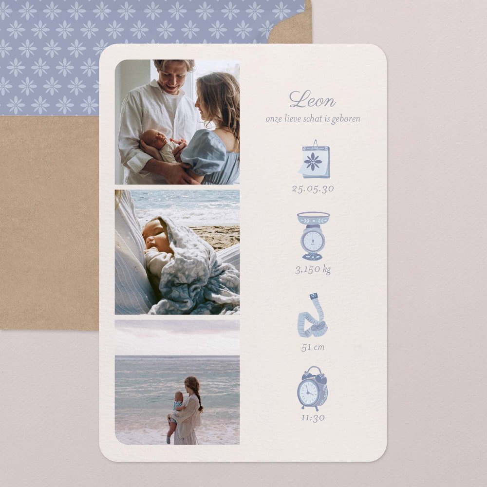 Fotostrip - blauw