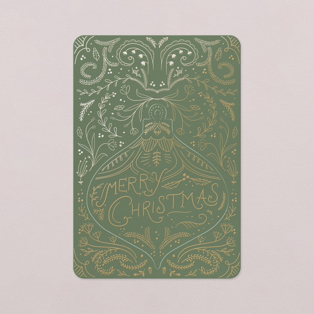 Diepgroene vintage decoratie