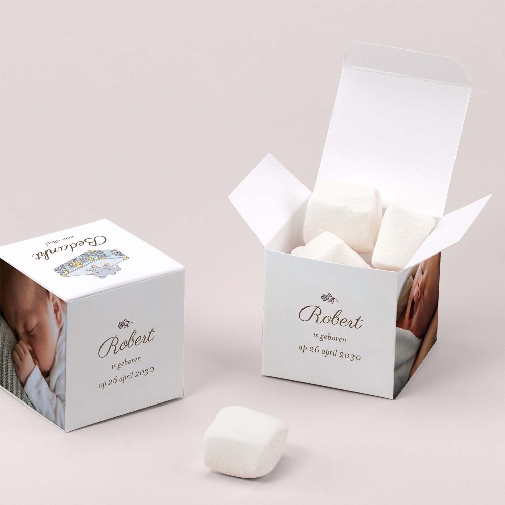 Memory box - blauw