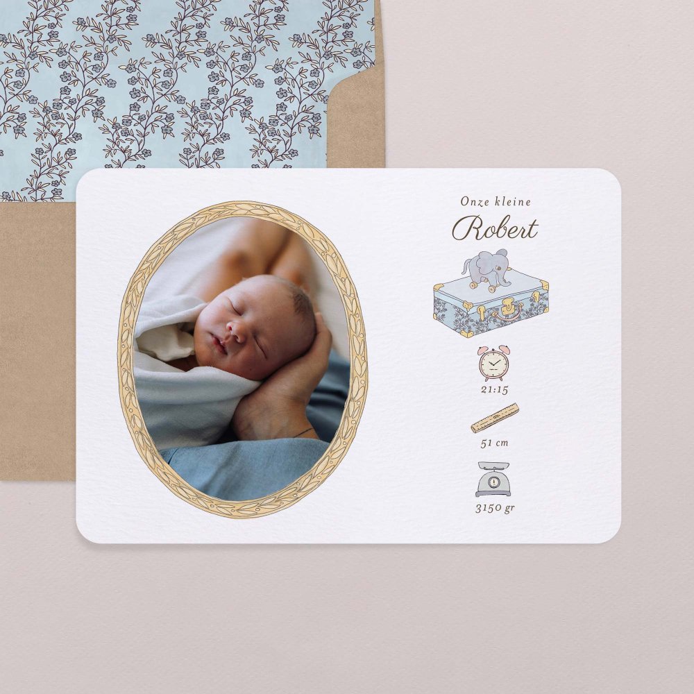 Memory box - blauw