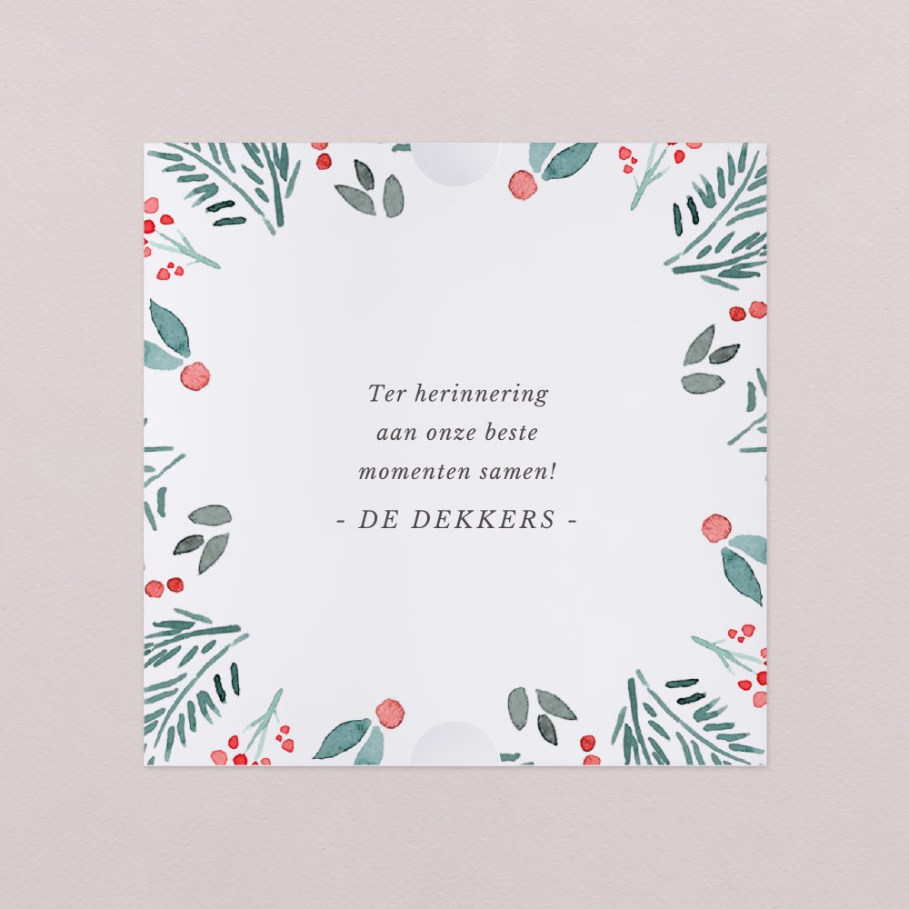Aquarel sneeuwvlok
