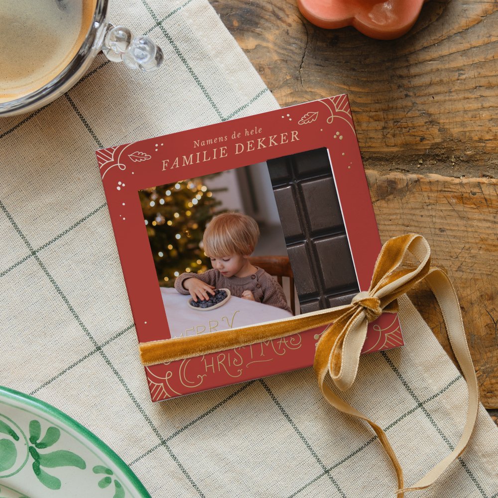 Dieprode vintage decoratie