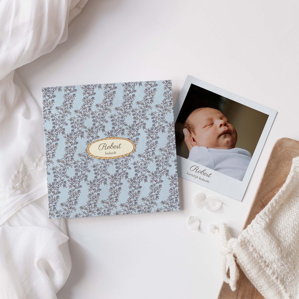 Memory box - blauw