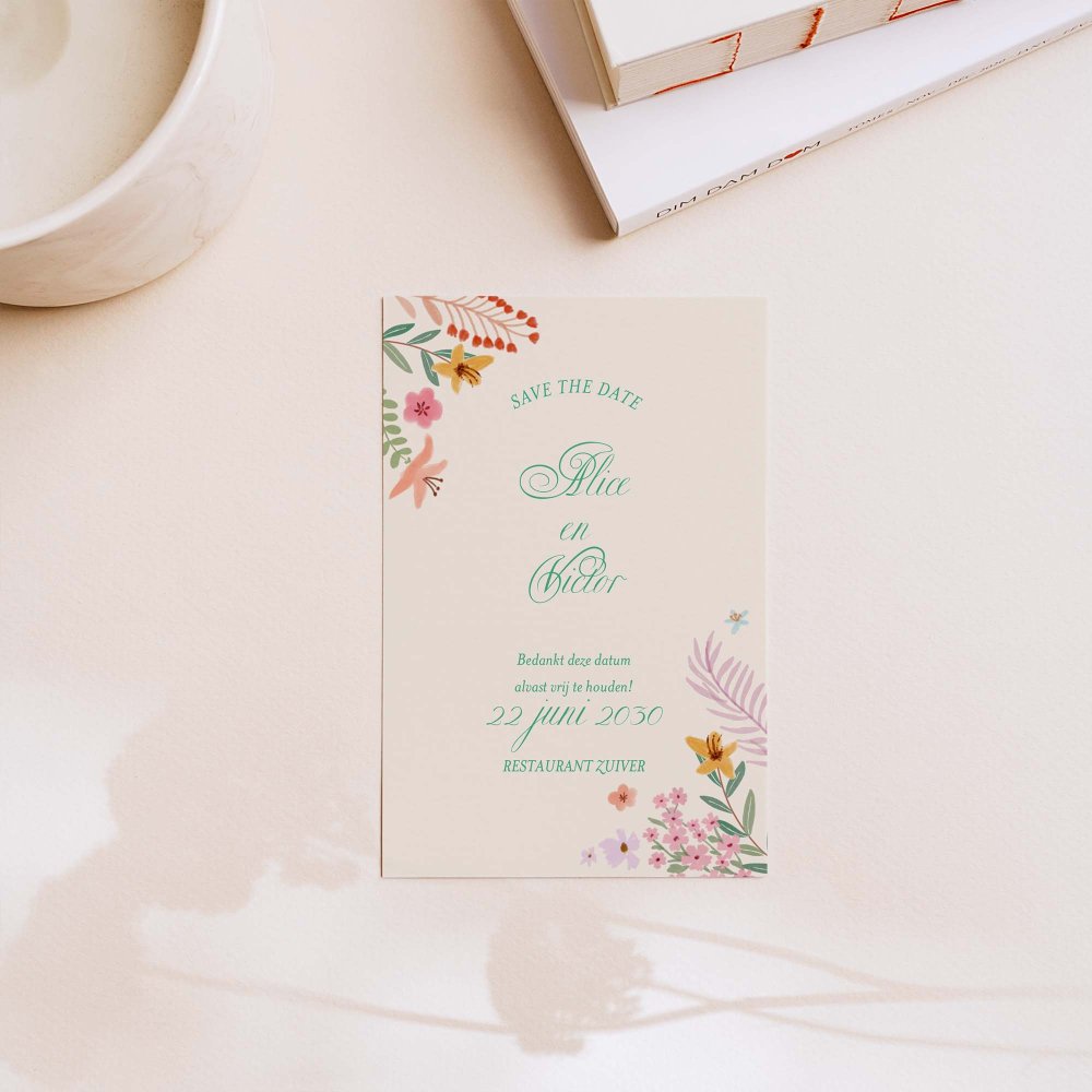 Pastel flowers
