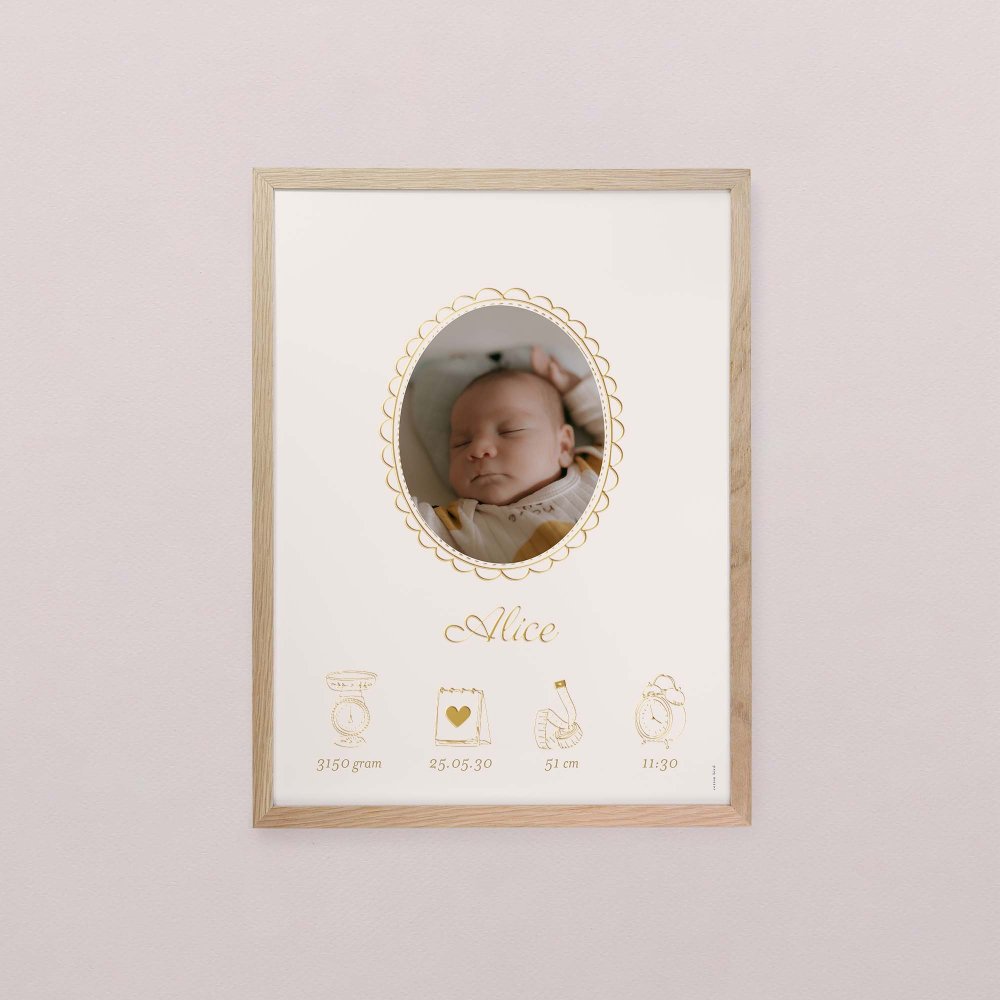 Golden frame