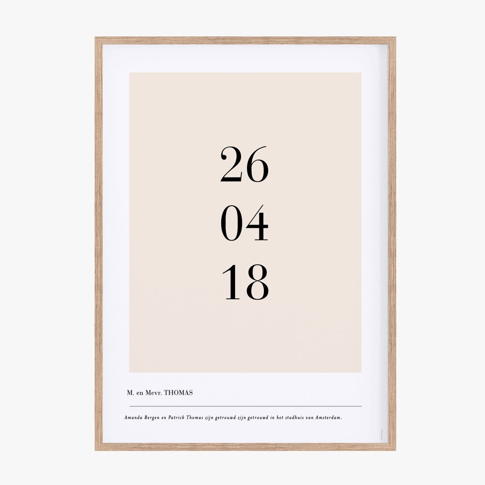 Datum poster