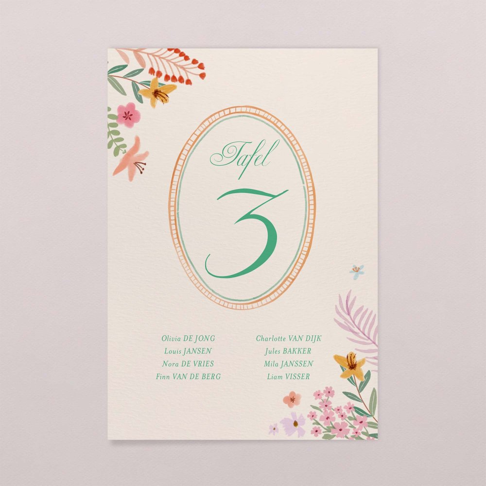 Pastel flowers