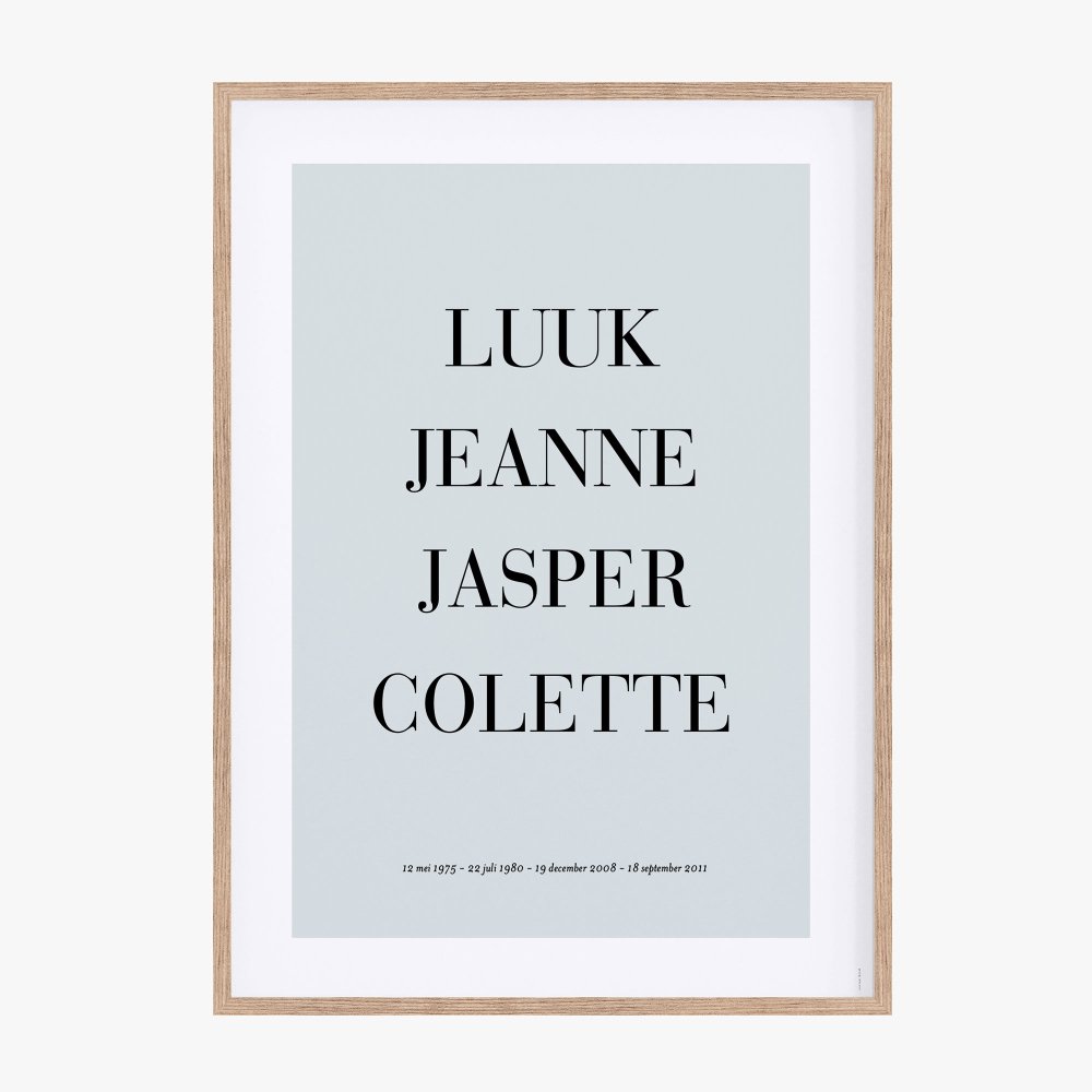 Voornamen poster