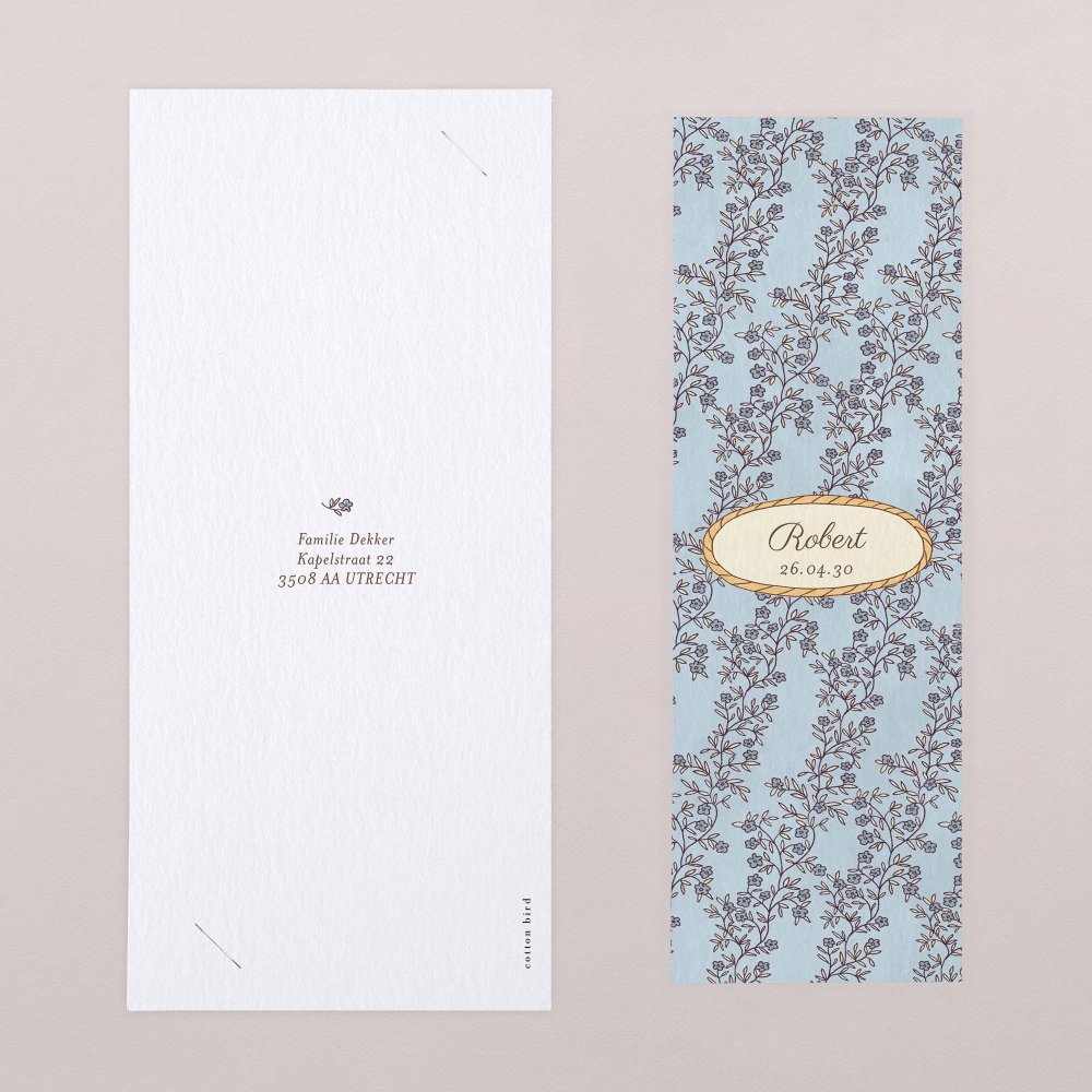 Memory box - blauw