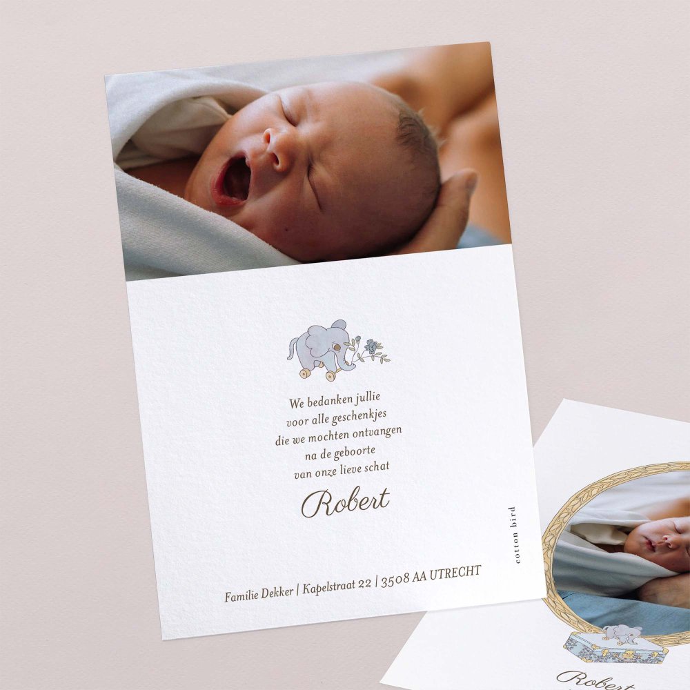 Memory box - blauw