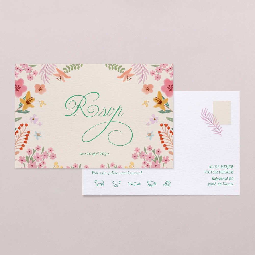 Pastel flowers