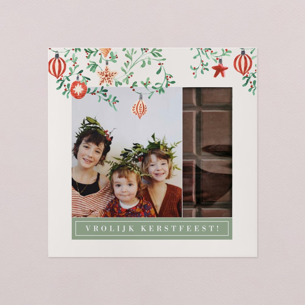 Vintage kerstgroen