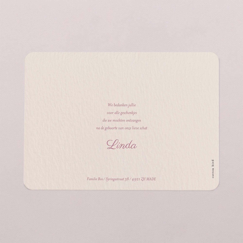 Claudine - roze