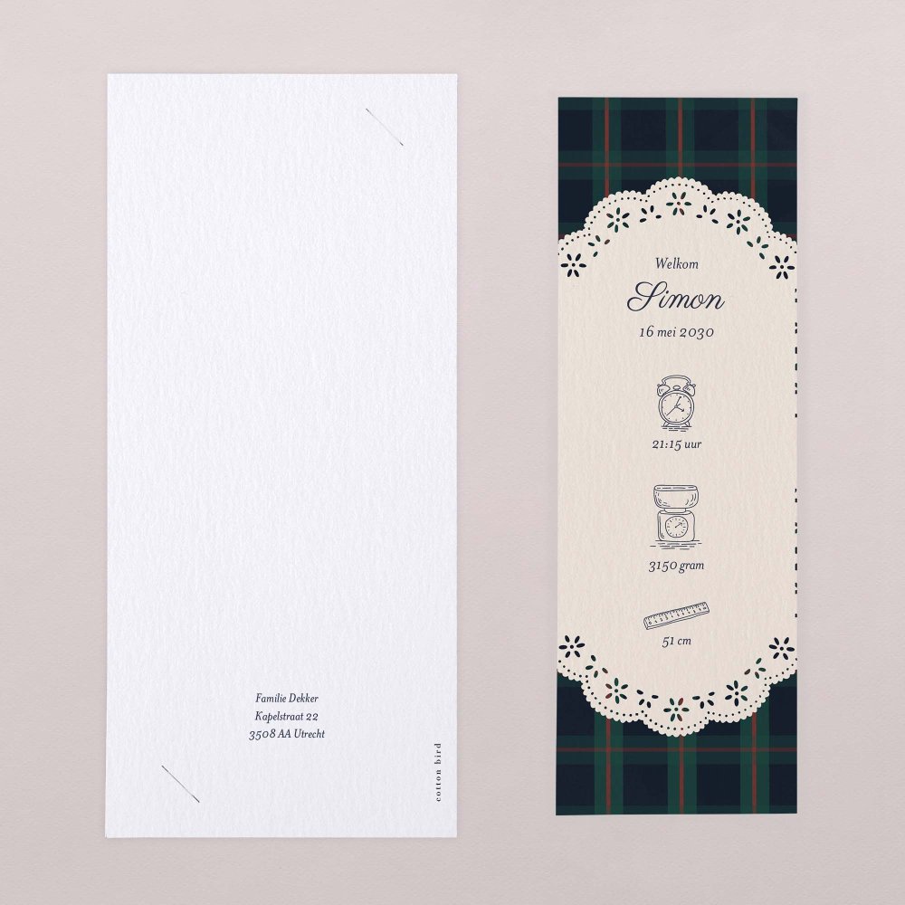 Claudine - tartan