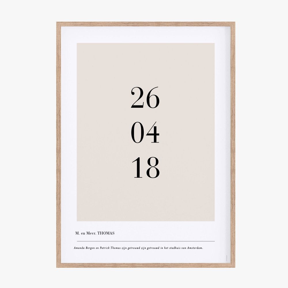 Datum poster