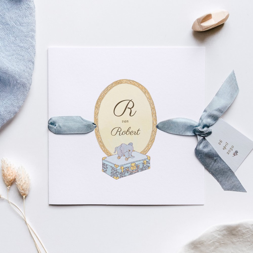 Memory box - blauw
