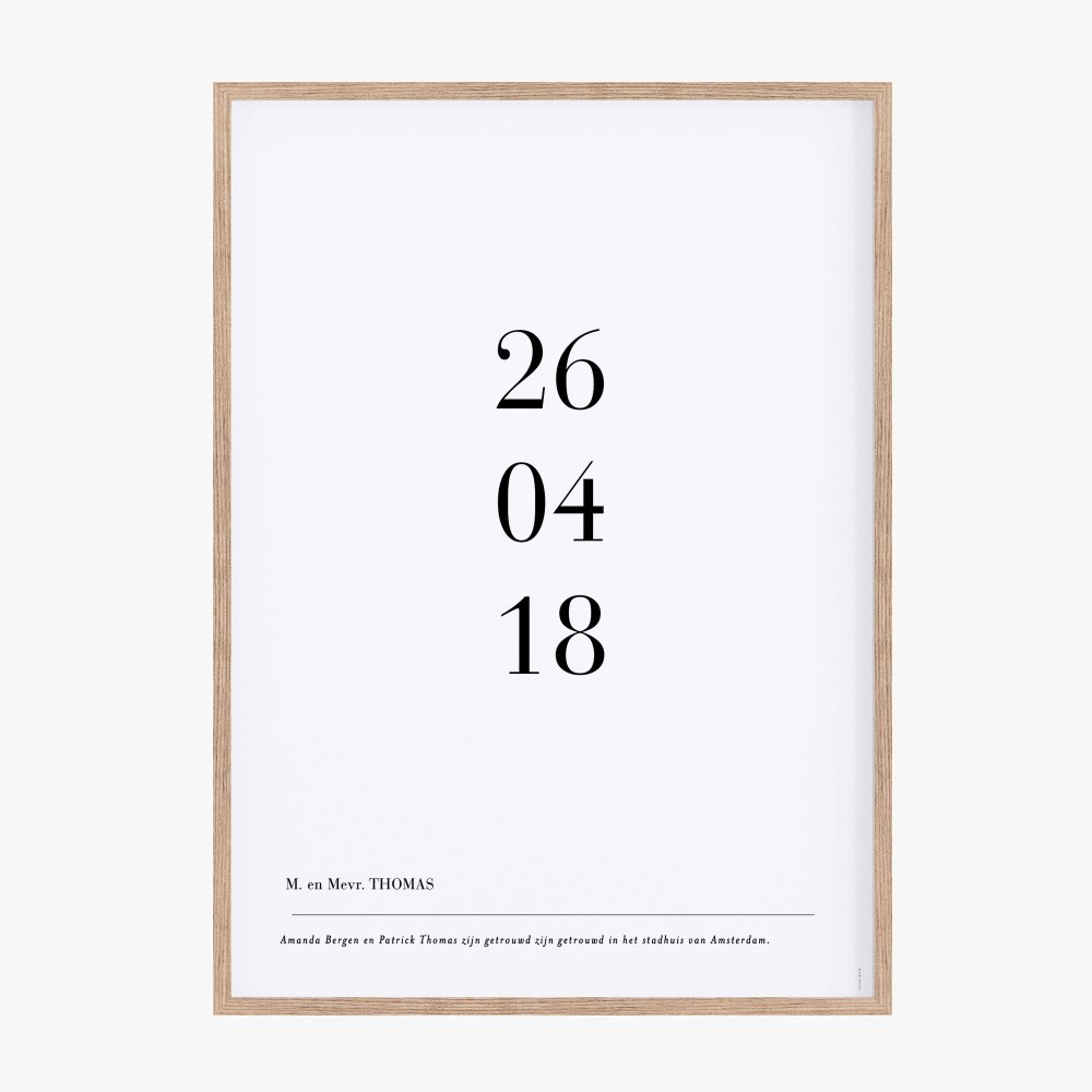 Datum poster
