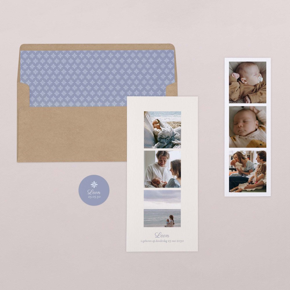 Fotostrip - blauw