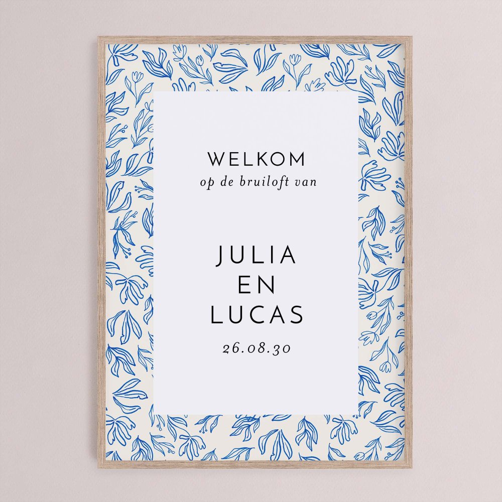 Wild blauw
