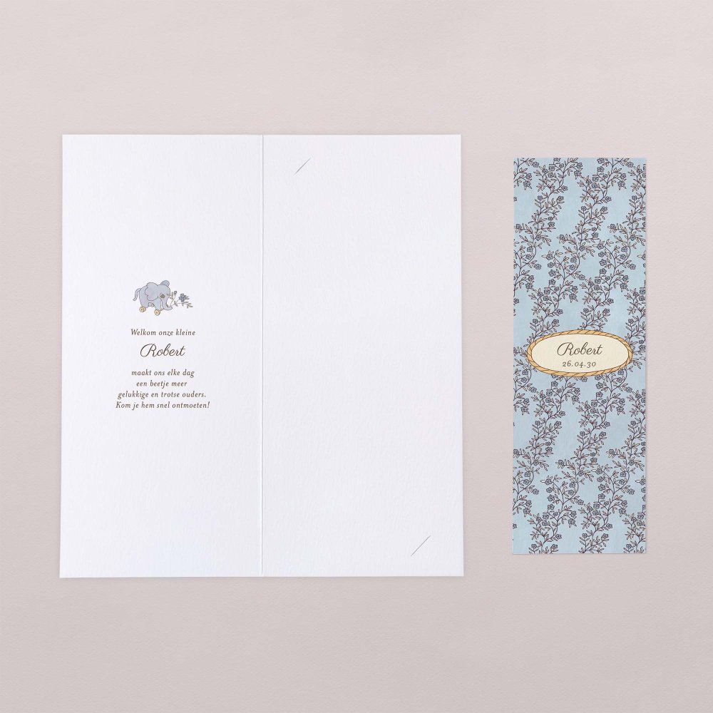 Memory box - blauw
