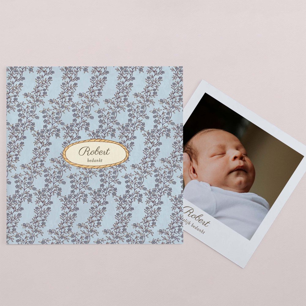 Memory box - blauw