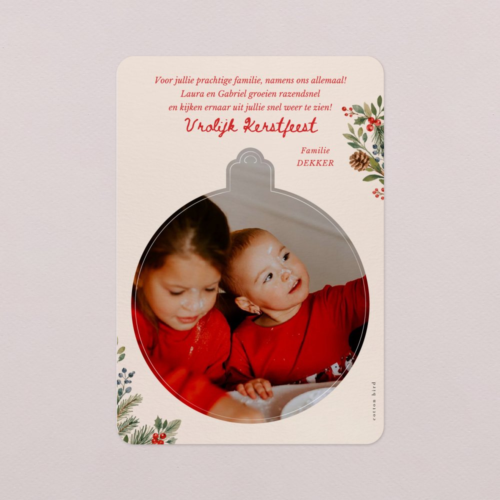Kerstbal - krans