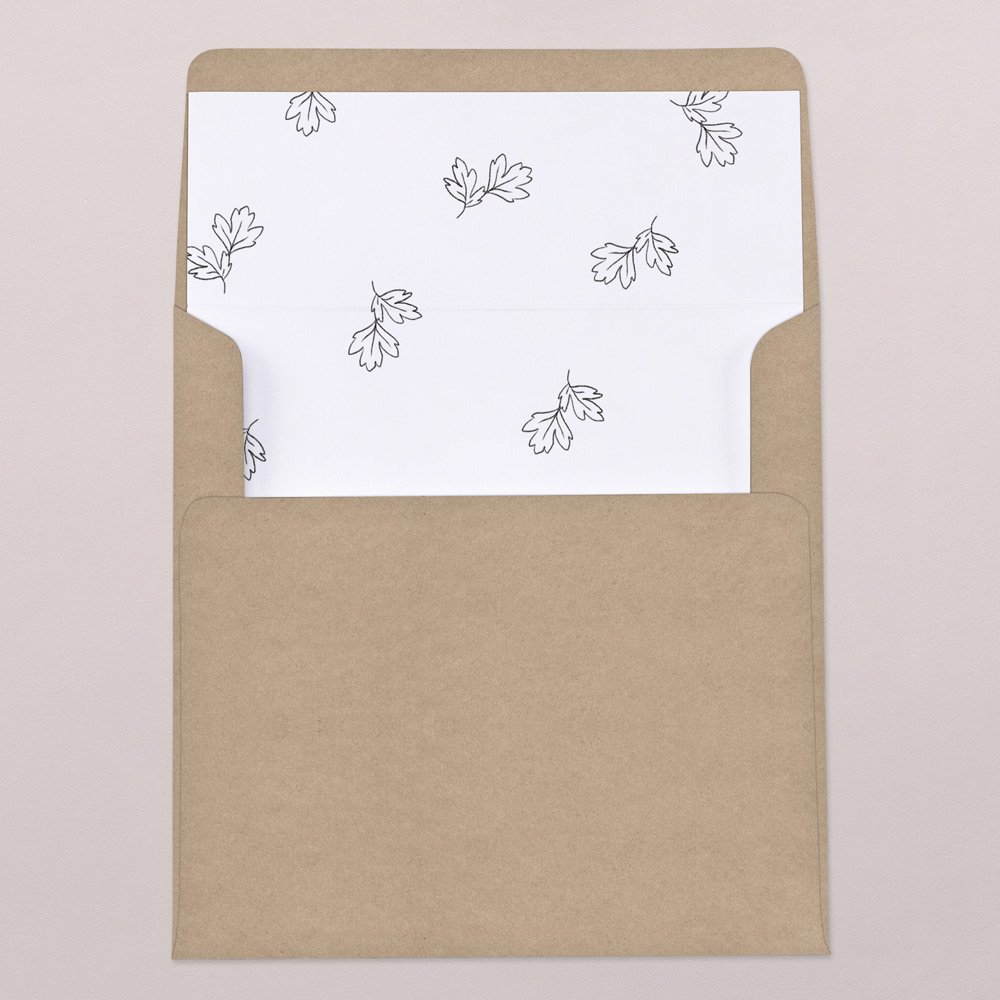 Binnenkant envelop