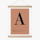 Letter poster