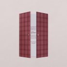 Burgundy tartan