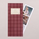 Burgundy tartan