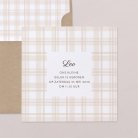 Beige tartan