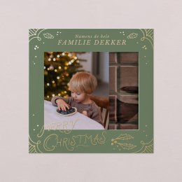 Diepgroene vintage decoratie