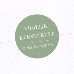 Vintage kerstgroen