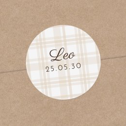 Beige tartan