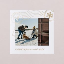 Gouden ansichtkaart