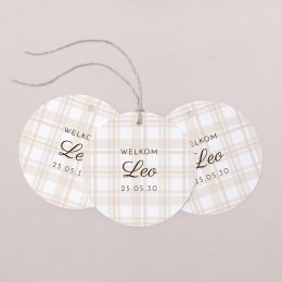 Beige tartan